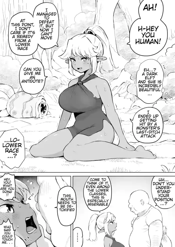 [Muigyuu] Ugokenai Dark Elf ni Suki Katte suru Hanashi | A Story About Doing Whatever You Want to a Dark Elf Who Can't Move [English]