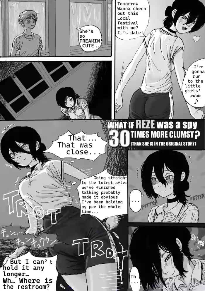 [Veggie] Reze's wetting herself