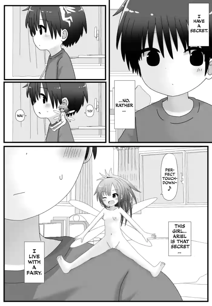 [Hanbun Kyojaku] Chicchai Yousei-chan to Ecchi | Lewding with a Small Fairy [English] [Tabunne Scans]