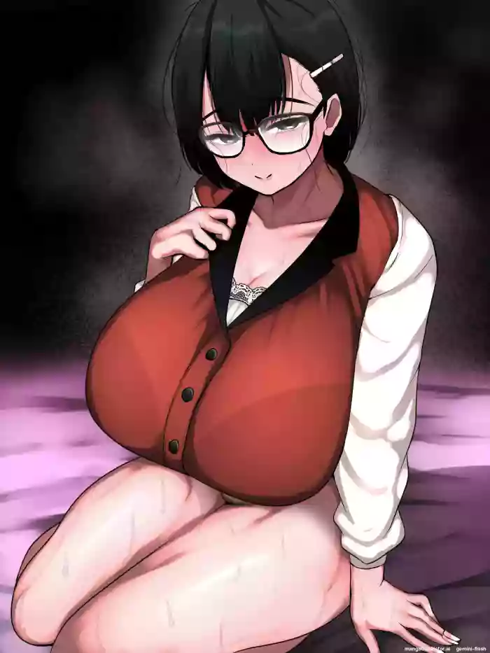 ネットで知り合った地味眼鏡爆乳とお友達交尾しちゃう話 cover