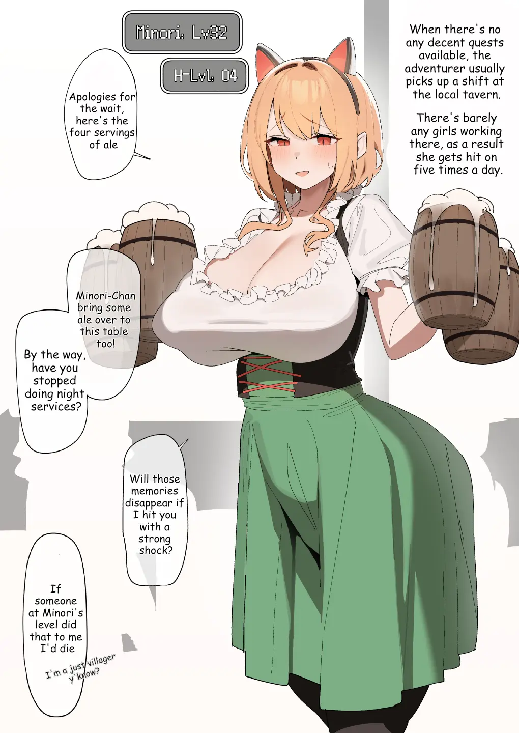 [shiromitsu] The popular adventurer at the tavern [English] cover