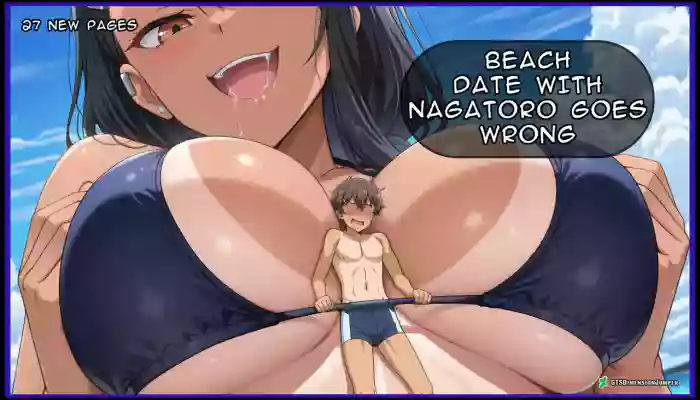 [GTSDimensionJumper] Giantess Comic - Beach Date with Nagatoro Goes Wrong [AI GENERATED]