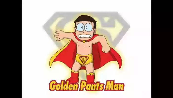 Golden Pants Man cover