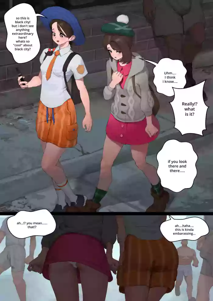 [wjs07] Gloria and Juliana visit Black City (Pokemon)