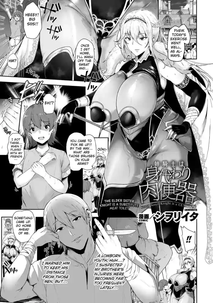 [Shiworiita] The Elder Sister Knight is a Substitute Meat Toilet ([Anthology] Kukkoro Heroines Vol. 34) [English] [Kuraudo] cover