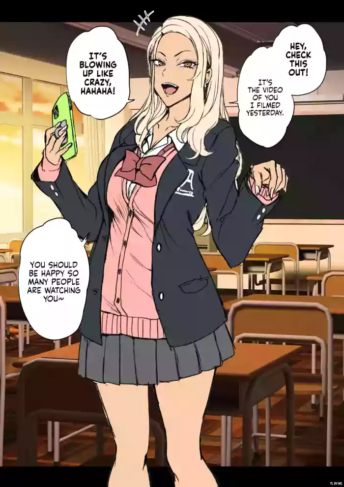 [Aiue Oka] Mukatsuku Gyaru ni Saimin o Kakeru Hanashi | A Story About Hypnotizing a Bitchy Gyaru [English] [NudeSalad] cover