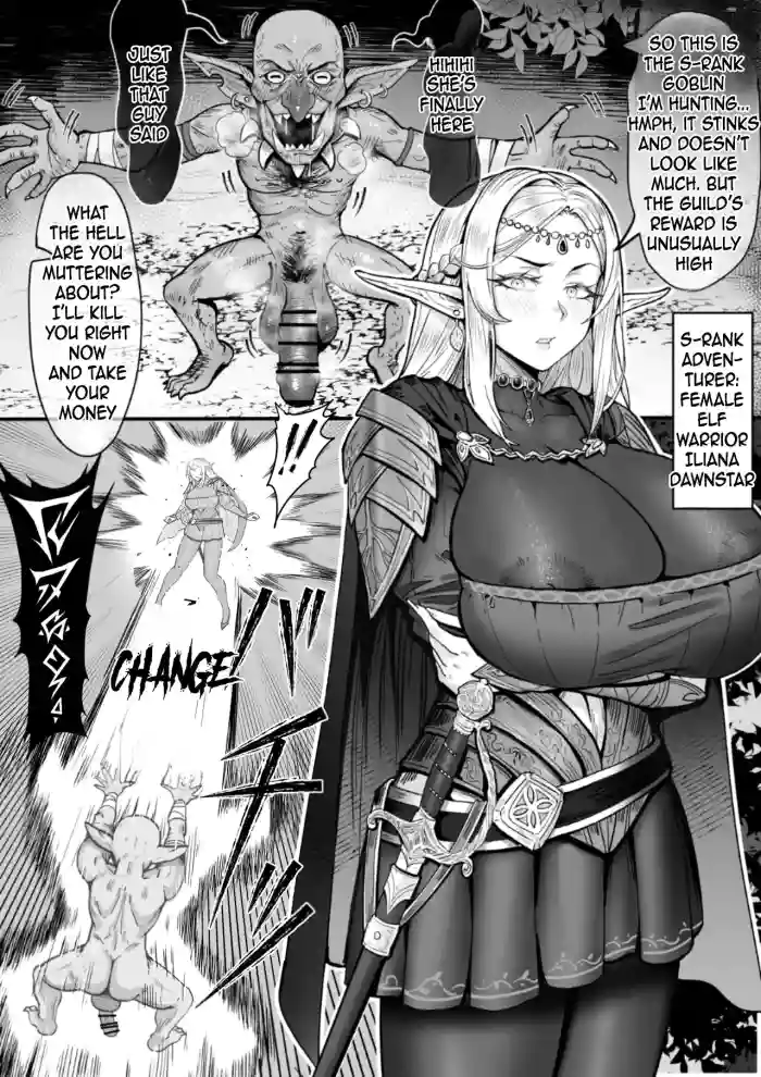 [Momomimi] Forced Body Swap by Goblins Leads to Ejaculation Addiction! The Fall of Elven Warrior Iliana Dawnstar! [Fanbox] [English] cover