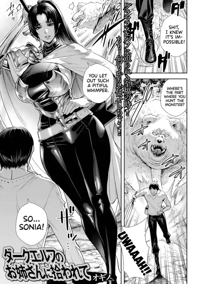 [Ogino] Dark Elf no Onee-san ni Hirowarete | I Was Picked Up By Miss Dark Elf (Web Haishin Tensei mo no Anthology Tensei Shitara Kougoushi Chimatta Ken Vol.2) [English] [ConTL] [Decensored] [Digital] cover