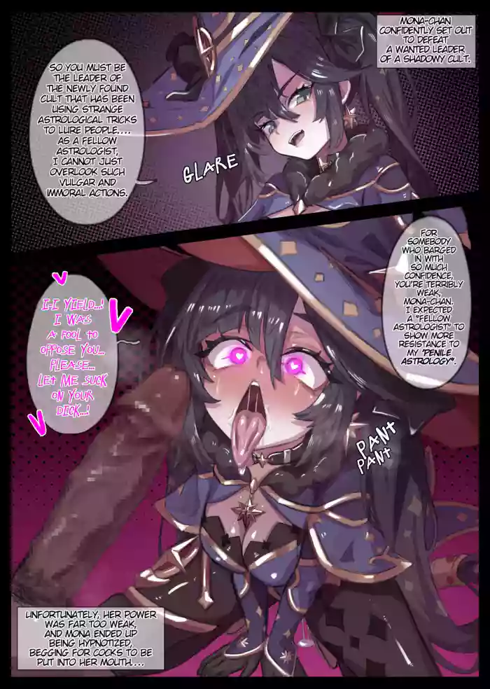 [Miwerjooggetser] Mona-chan, the hypnotist cult meat toilet (Genshin Impact) [English]