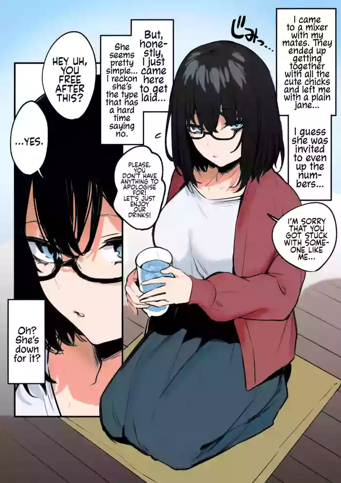[Danimaru] Yaresou dakara toiu Riyuu de Jimi Onna o Sasotta Kekka | I Was Just Looking To Fuck, So I Called Out To This Plain Looking Chick And, Well... [English] [Mr_Person] [Colorized] cover