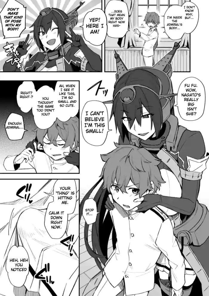 [Ikeshita Maue] Shota Admiral x Nagato Body Swap Manga (Kantai Collection )[English][MTL] cover