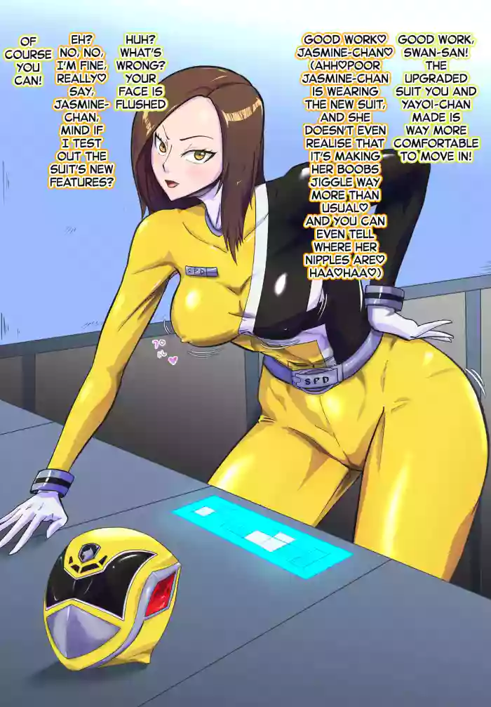 [T-Syun] Space Police Sentai Yellow Futanari Haigurelian Transformation (Tokusou Sentai Dekaranger) [English]