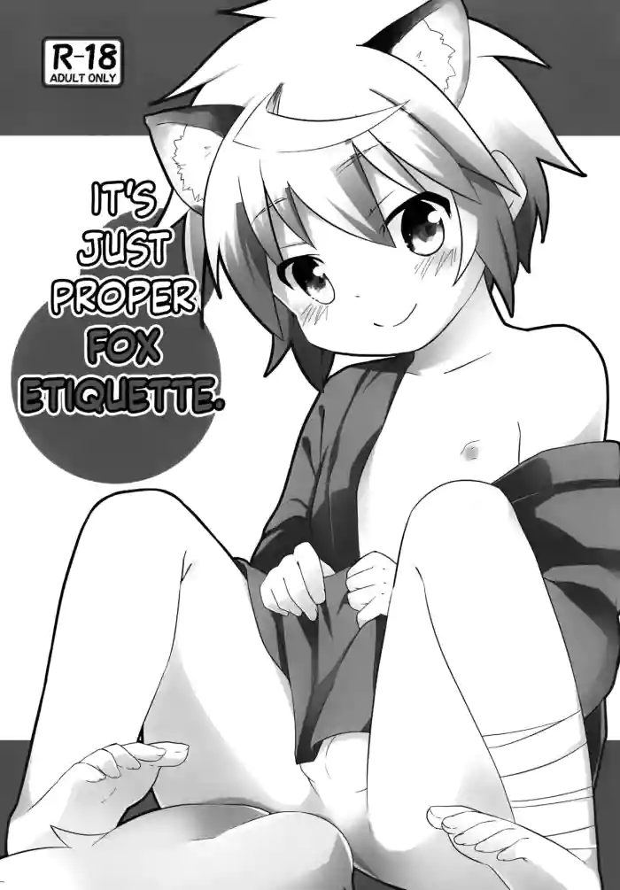 (C87) [Rideshion (Kazushi)] Kitsune no Tashinami da yo. | It's Just Proper Fox Etiquette. [English] {Chin²} cover