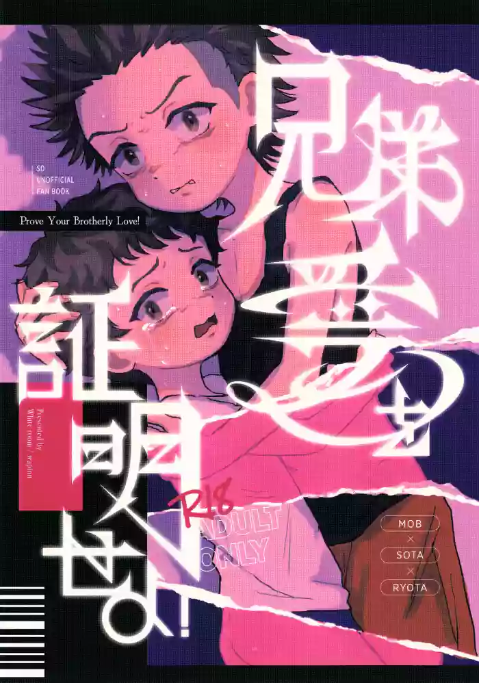 (Kimi dake to Match Up Seigan 2025) [Shiroi Heya (Wapin)] Kyoudai Ai o Shoumei Seyo | Prove Your Brotherly Love (Slam Dunk) [English] {Chin²}