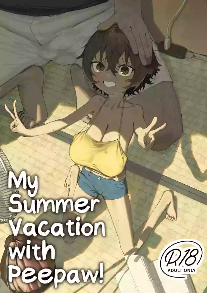[Shikisoku Zeku (Shiki)] My Summer Vacation With Peepaw! | Saki-chan no Natsuyasumi OJii-chan to Issho! [English] [head empty + Wiimouto] [Digital] cover