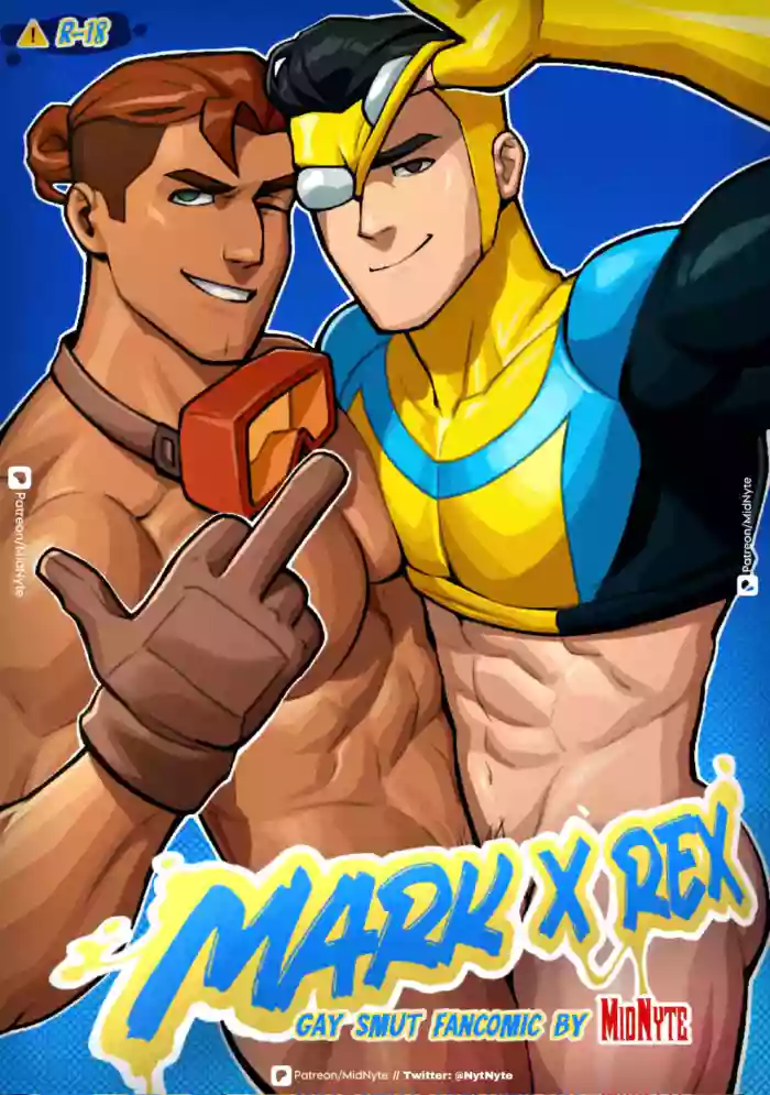 MIDNYTE INVINCIBLE COMIC | REX SPLODE×MARK cover