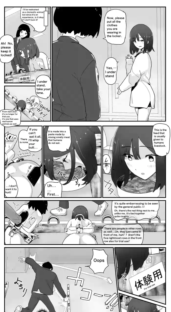 A girl who came to experience humans and animals. I don't want it to hurt cover