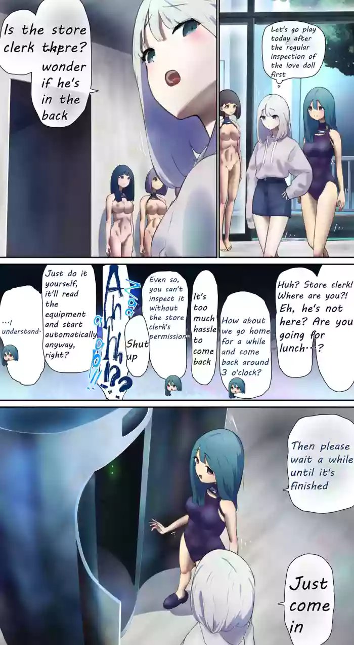 A girl came for regular maintenance on her love doll cover