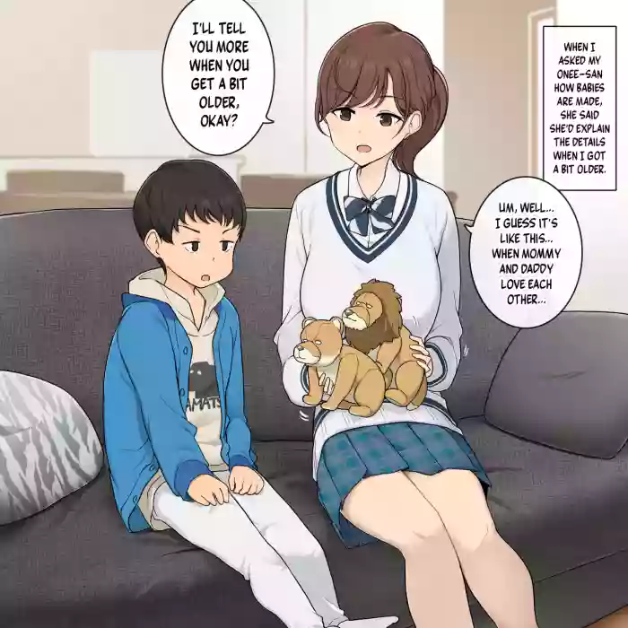 [Wakamatsu] Kozukuri no Shikata o Dankai-teki ni Oshiete Kureru Onee-san | An Onee-san Who Teaches Me Step by Step How to Make a Baby [English] cover
