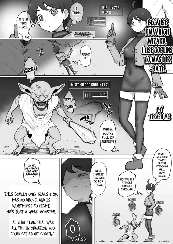 [Terasu MC] Dai Mahoutsukai no Boku ga Goblin de Onanie Shita Sei de | Because I’m a High Wizard, I Use Goblins to Masturbate [English] [Shiro Translation] cover