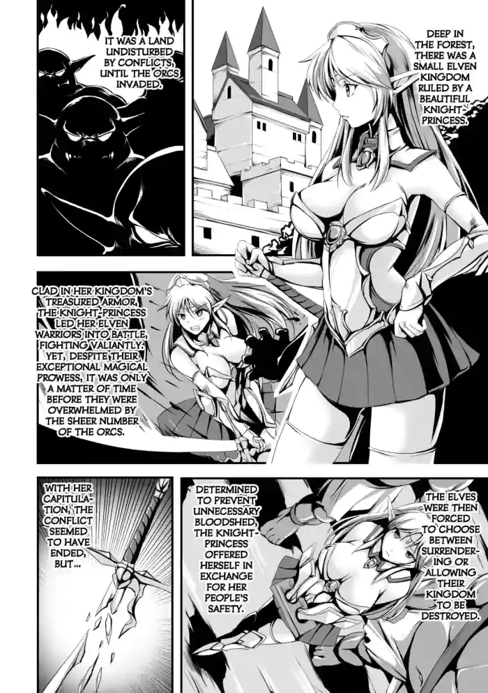 [Akatsuki Akane] Shinshoku ~ Ochita Hime Kishi ~ | Invasion ~ The Fallen Knight-Princess ~ (2D Comic Magazine Shokushu Yoroi ni Zenshin o Okasare Mugen Zecchou! Vol. 4) [English] [Kuraudo] [Digital] cover