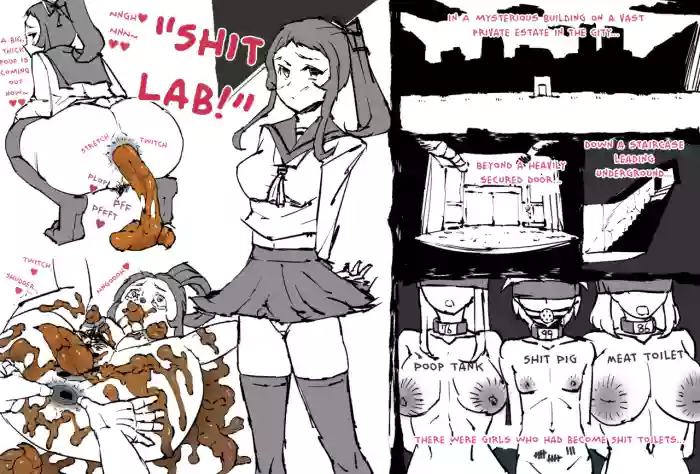 [Nakayama Shu] Gluttonous Scat Squishing Sisters - Idea Notebook - "Shit Lab!" cover