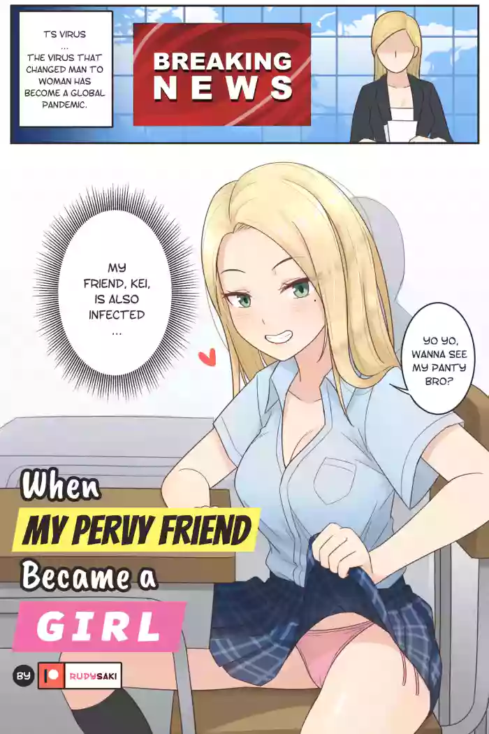 [Rudy Saki] When My Pervy Friend Became a Girl cover