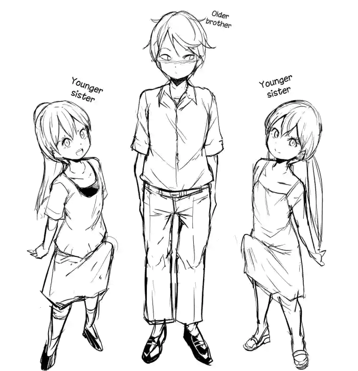 [Makin] Futago no Imouto ga Onii-chan o Mesu Ochi Saseru | Twin Sisters Turns Their Big Brother Into a Submissive Female [English] cover