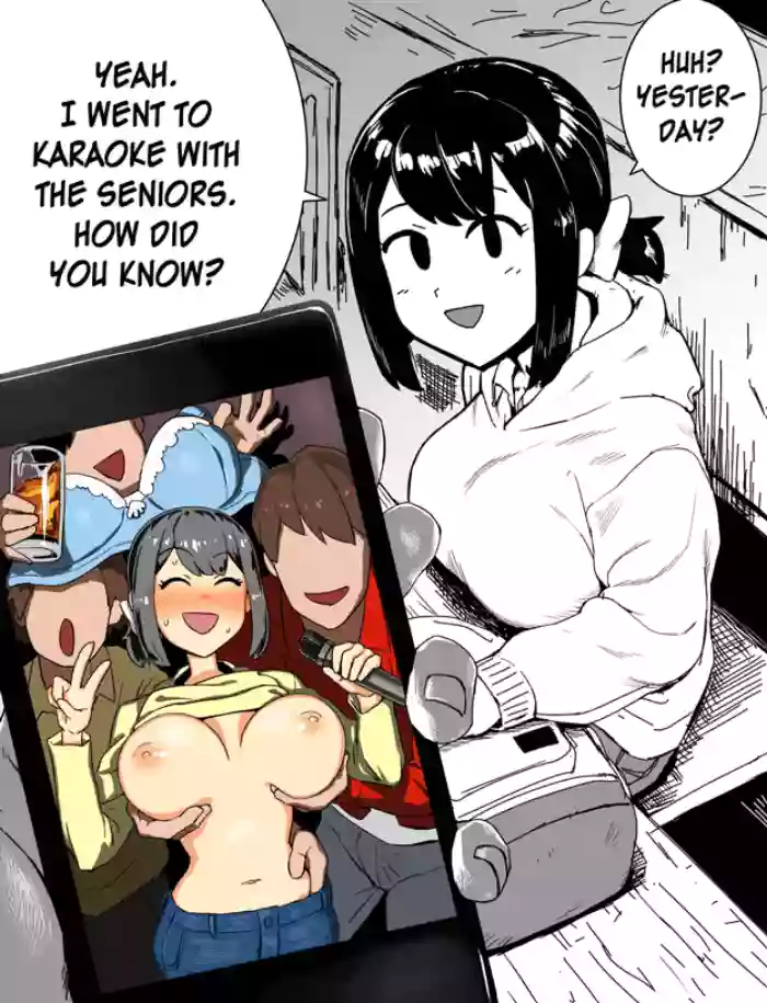 [Yamabatake] Boku ga Sasotte Onaji Daigaku ni Kita Osananajimi to, Kinou Senpai kara Okuraretekita Shashin [English] [CarlJPTL] cover
