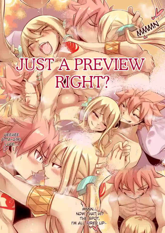 [Joshdinobarney] Just A Preview Right? (Fairy Tail) [English] [Uncensored] cover