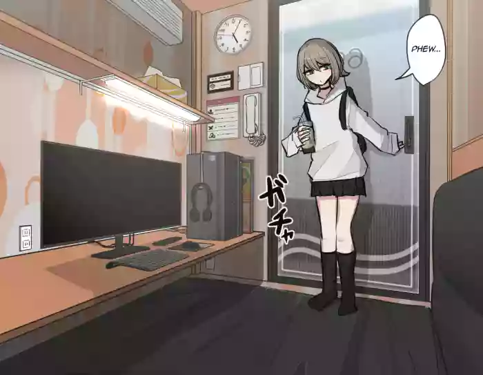 [torimogura] Best Friend-Chan Masturbating in an Internet Cafe [English] cover