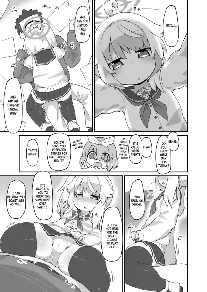 [Katamari Dragon] Natsu Ecchi Manga (Blue Archive) [English] [Tea Party Scans] cover