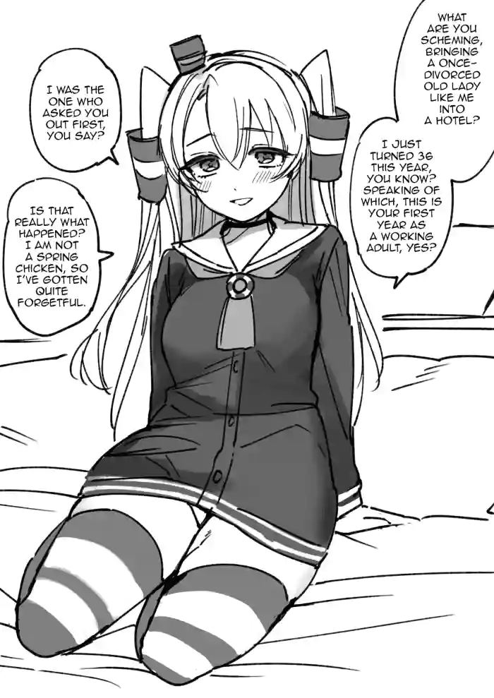 [3260 (Saburou)] Batsuichi Amatsukaze Layer (36) Rakugaki Manga | A Doodle about a Once-divorced Amatsukaze Cosplayer (Kantai Collection -KanColle-) [English] cover