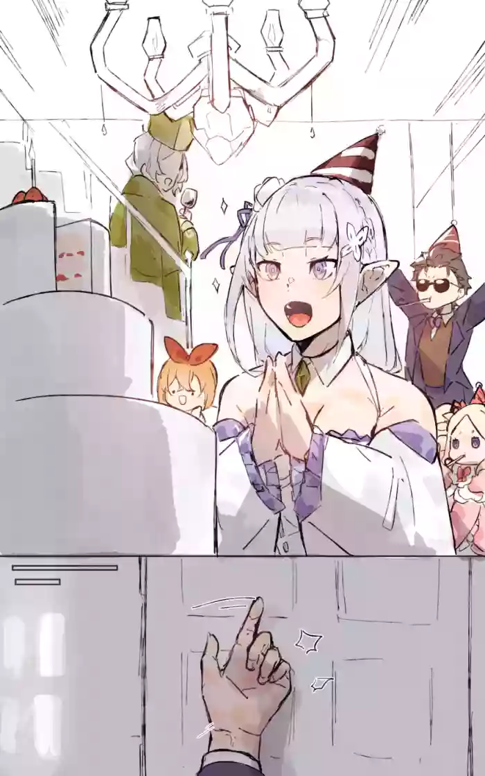 [Angel] Emilia birthday (Re:Zero kara Hajimeru Isekai Seikatsu) cover