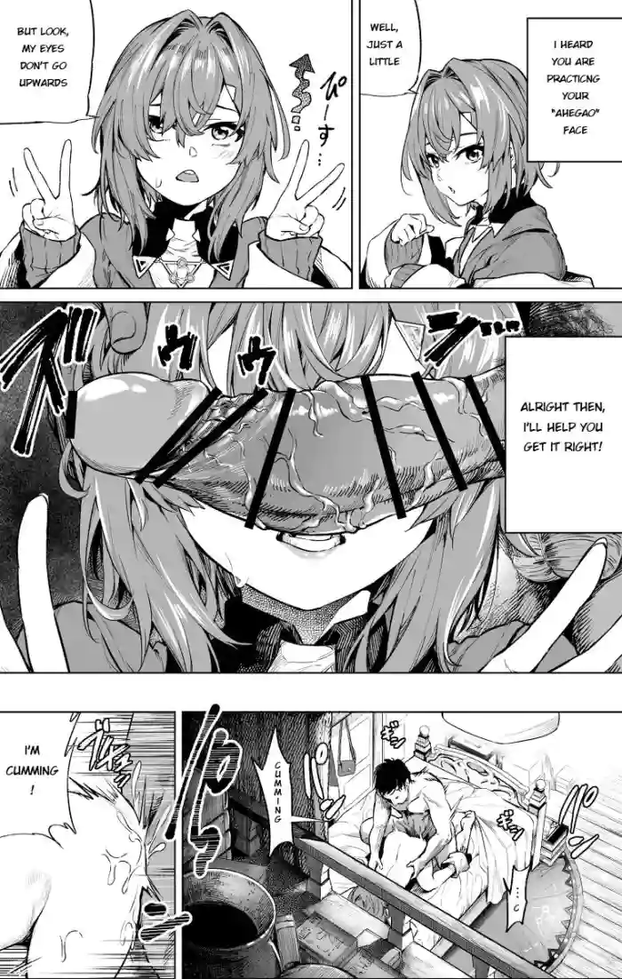 [Ooban Yaki] Ahegao Renshuu Ange (Ange Katrina) [English] cover