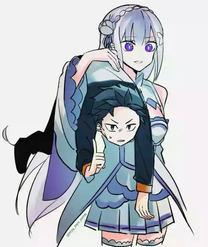 [Angel] Subaru x Emilia Ugoira (Re:Zero kara Hajimeru Isekai Seikatsu) cover