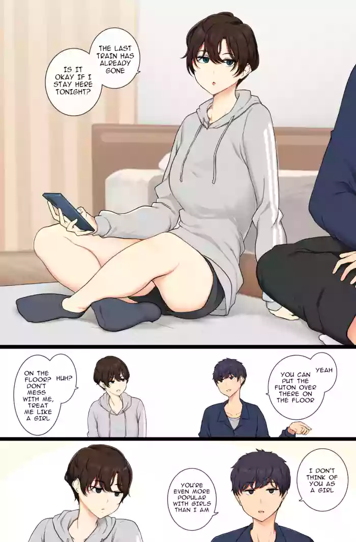 [Wakamatsu] Onnanoko Atsukai Shinai to Mesu Dearu Koto o Wakarasetekuru Boyish Joshi | A boyish girl who will show you that she is female if you don't treat her like one [English] cover