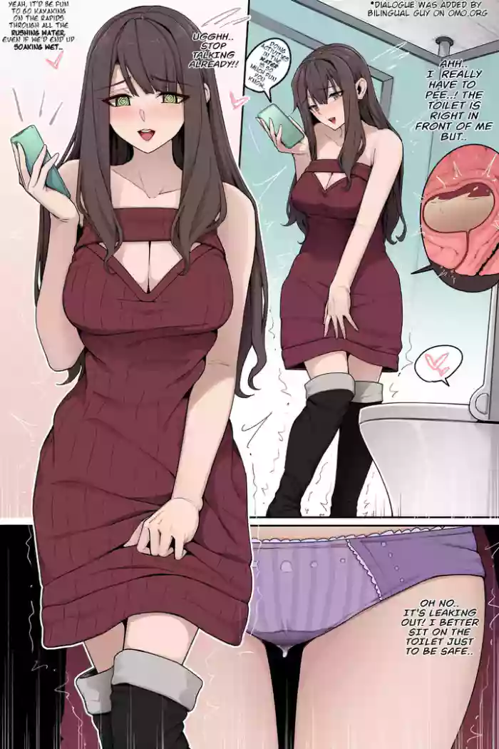 [Cocomachi] Girl pees while on the phone cover