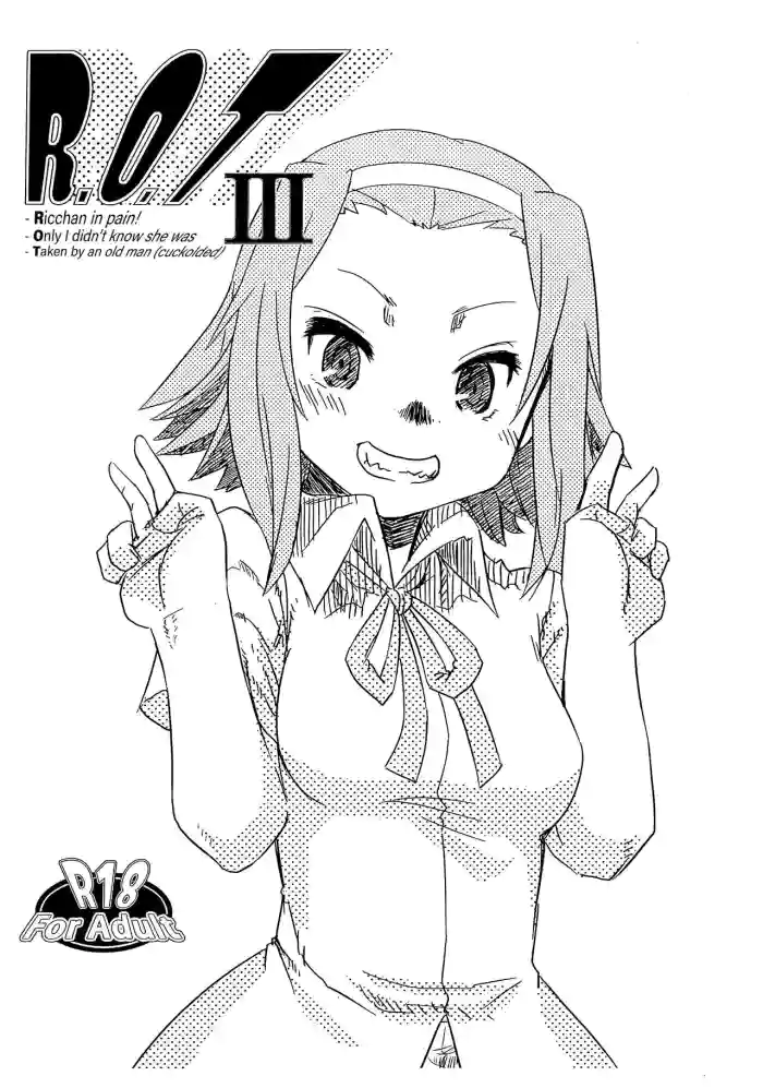 (COMIC1☆5) [Toutaku Tuyagadou (Toutaku)] R.O.T 3 Ricchan ga! Ore no shiranai aida ni! Tsurai! (NeToRare te.) | R.O.T Ricchan in Pain! Only I Didn’t Know She Was Taken by an Old Man (Cuckolded) (K-ON!) [English] [head empty] cover