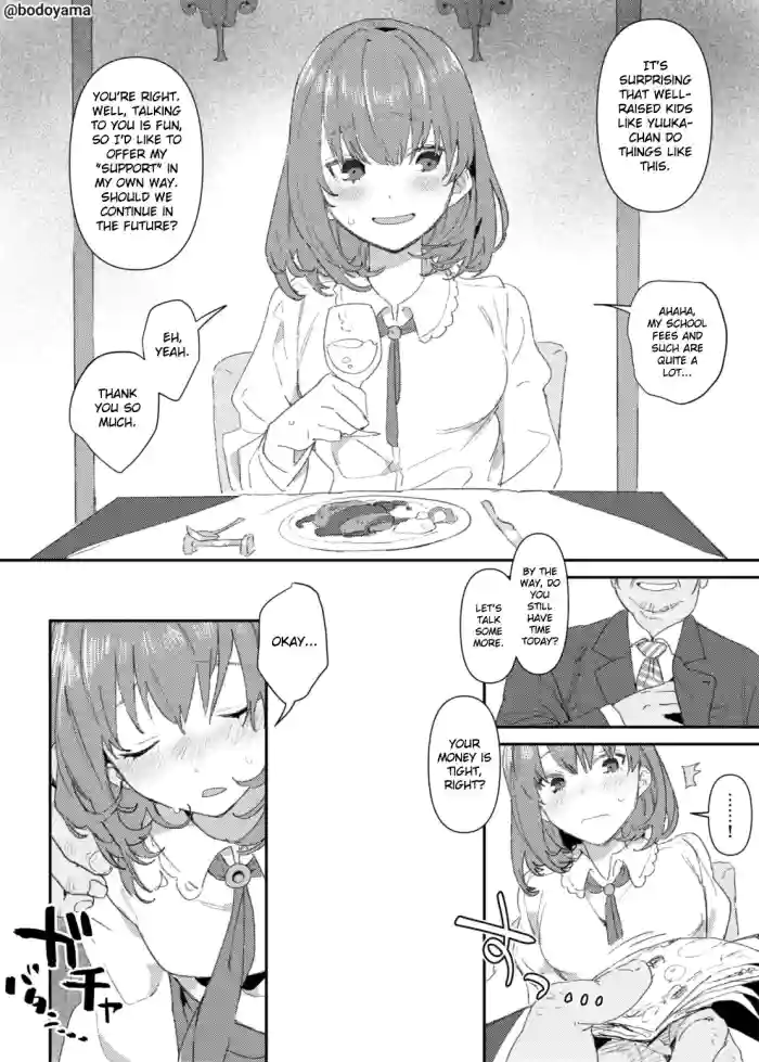 [Bodoyama] A girl who got drunk and ended up being forced into compensated dating when she was doing "Papakatsu" [English] [Gagak_Ireng] cover