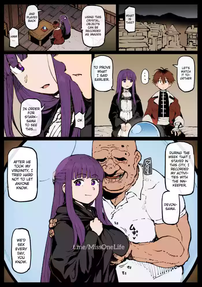 [Ahemaru] Fern-san did her best (Sousou no Frieren) [English] [Gagak_Ireng] [Colorized MissOneLife] [Decensored] cover