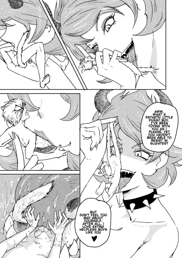 [shoulder enjoyer] Succubus Eats Catboy cover