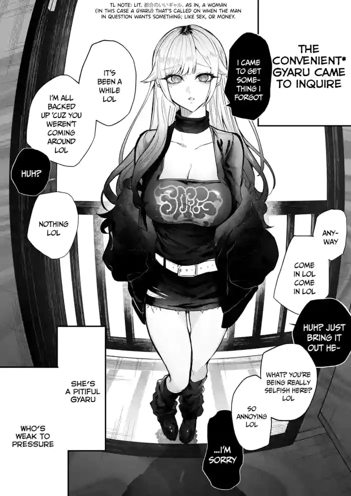 The Day I Decided to Make My Cheeky Gyaru Sister Understand in My Own Way (Fanbox 18+ Content) - Ch. 4.5 - The Convenient Gyaru Gives a Blowjob cover