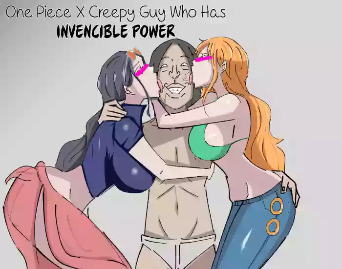 [Ekaki Gaikokujin] One Piece X Creepy Guy Who Has Invincible Power (One Piece) [English] cover