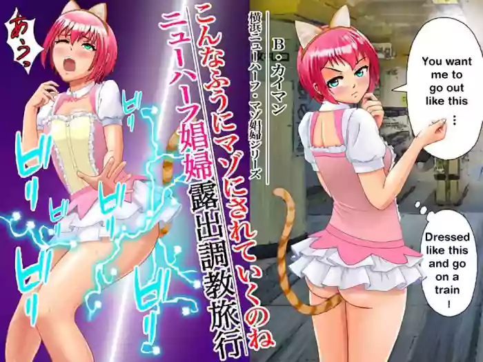 [B Kaiman] Konna Fuuni Maso ni Sareteiku no ne. Newhalf Shoufu Roshutsu Choukyou Ryokou | Transsexual prostitute exhibitionist training trip [English] [itsy]