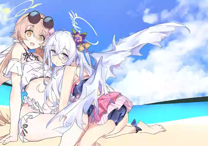 (C102) [Korokoro Saikoro (Choco Dice)] Natsuzora Aoku | Summer Light (Blue Archive) [English] [Vincente090] cover