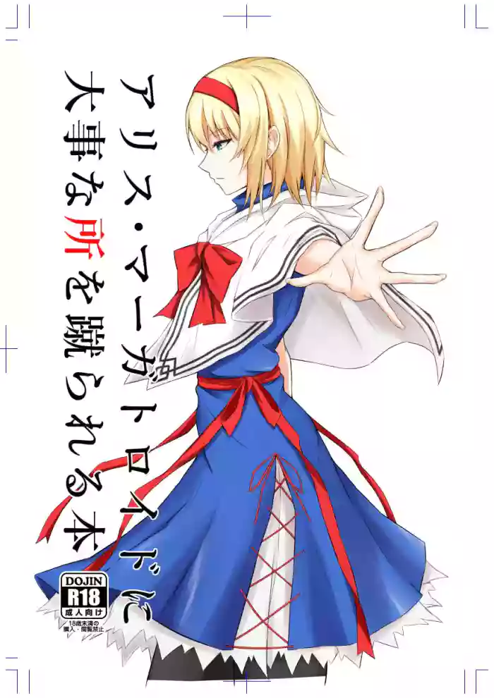 [pikuchi-ya (Piro)] Alice Margatroid ni Daiji na Tokoro o Kerareru Hon (Touhou Project) [English] [mysterymeat3] [Digital] cover