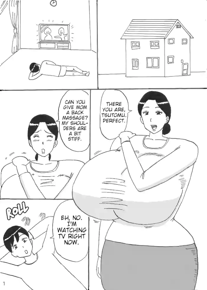 [Konbu-maru] Mama ni Oppai Massage [English] cover
