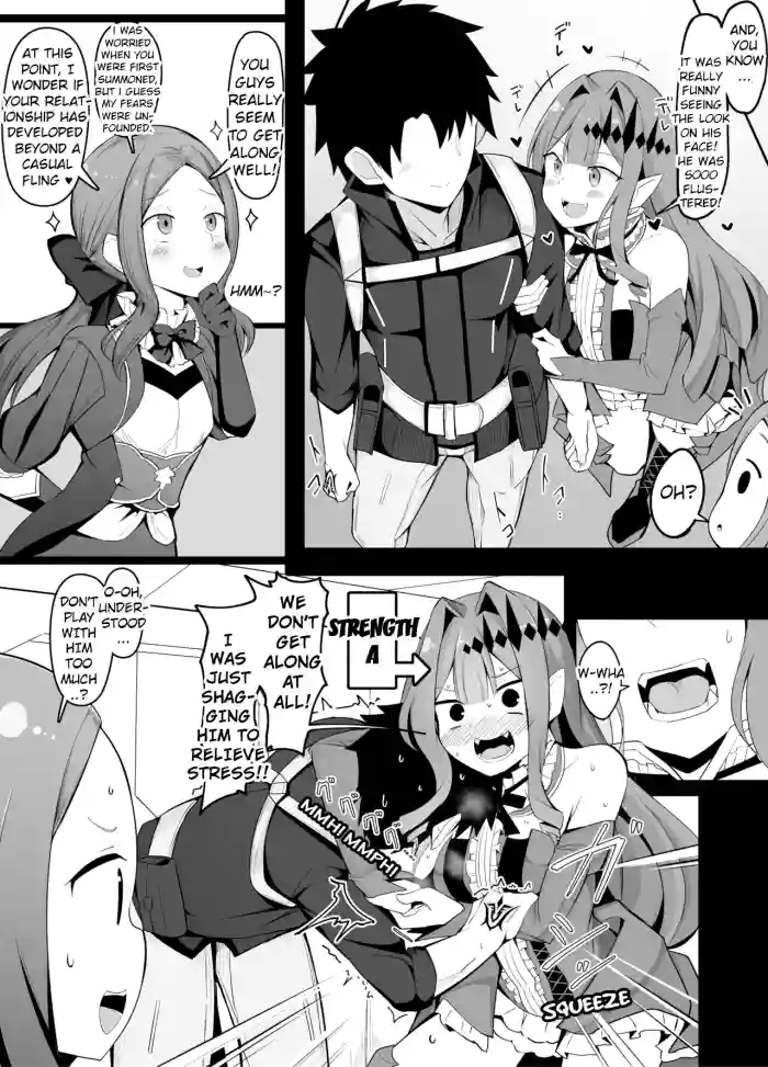 [Corundum] Deredere Shiteru no o Tanin ni Shirareru to Hazukashii Baobhan Sith-san | I'm Was Seen By Others Being Lovey-Dovey with Baobhan Sith-san (Fate/Grand Order) [English] [Bingus Blongus]