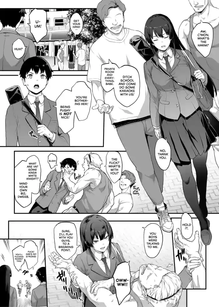 [Kaedeko, yozo] Kendoubu Shushou de Osananajimi no Bijin de Tsuyoi Boku no Kanojo ga, Charao ni Assari Otosareru Wake ga Nai | My Childhood Crush, the Fierce and Beautiful Kendo Club Captain, Would Never Fall for a Fuckboy [English] [head empty] [Ongoing] cover